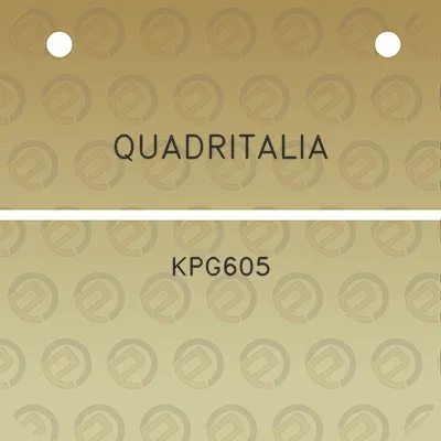 quadritalia-kpg605