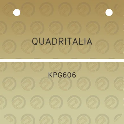 quadritalia-kpg606