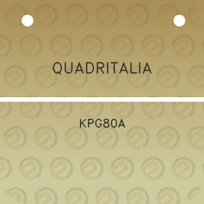 quadritalia-kpg80a