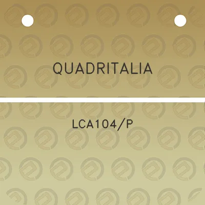 quadritalia-lca104p