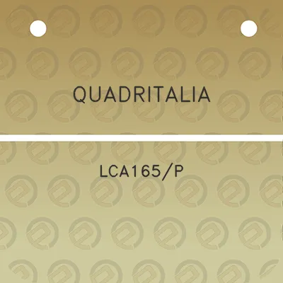 quadritalia-lca165p