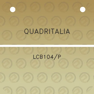 quadritalia-lcb104p