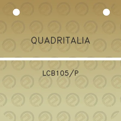 quadritalia-lcb105p