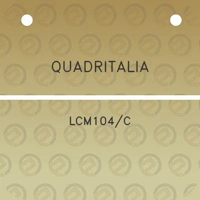 quadritalia-lcm104c