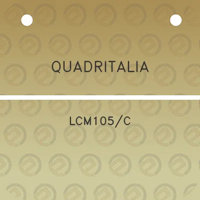 quadritalia-lcm105c