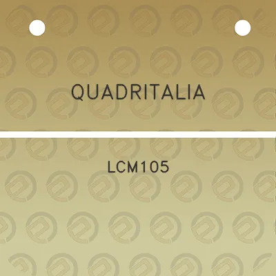 quadritalia-lcm105