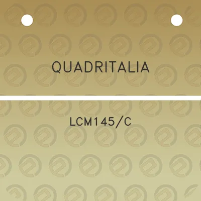 quadritalia-lcm145c