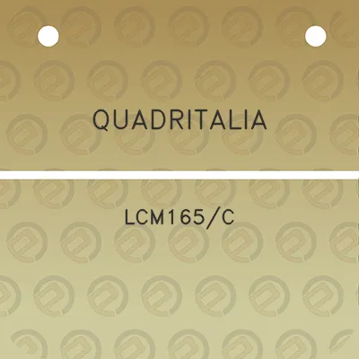 quadritalia-lcm165c