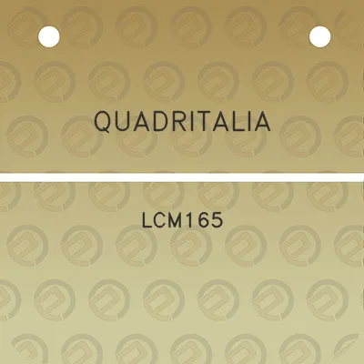 quadritalia-lcm165