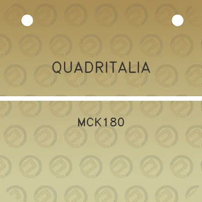 quadritalia-mck180