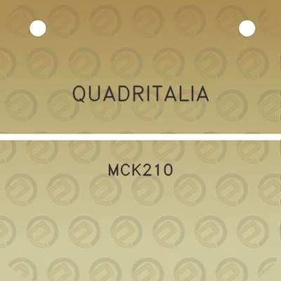 quadritalia-mck210