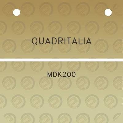 quadritalia-mdk200