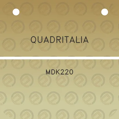 quadritalia-mdk220