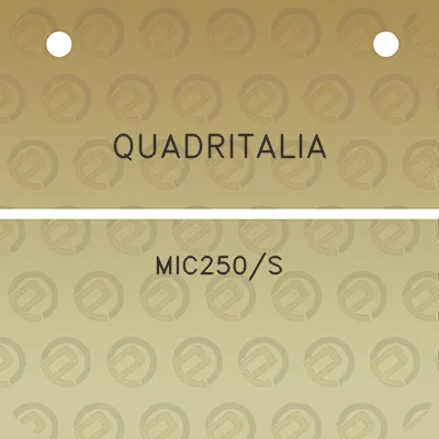 quadritalia-mic250s