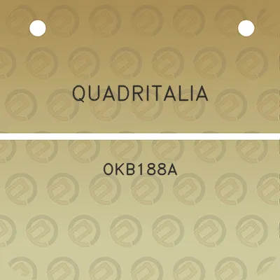 quadritalia-okb188a