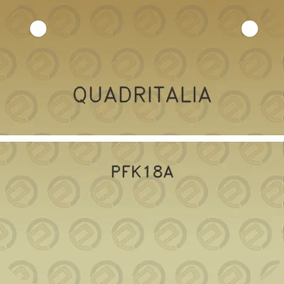 quadritalia-pfk18a