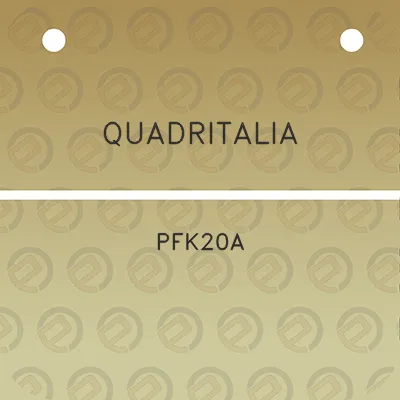 quadritalia-pfk20a