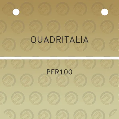 quadritalia-pfr100