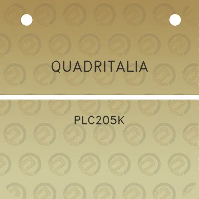 quadritalia-plc205k