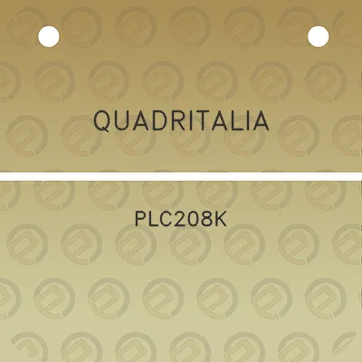 quadritalia-plc208k