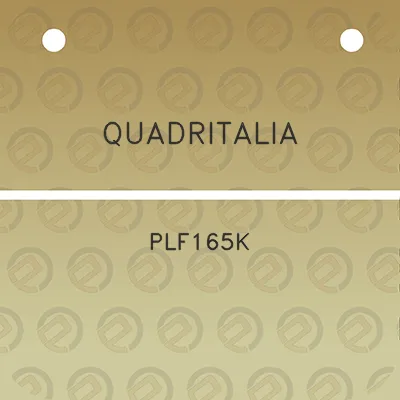 quadritalia-plf165k