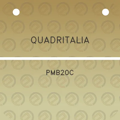 quadritalia-pmb20c