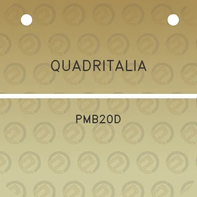 quadritalia-pmb20d