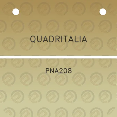 quadritalia-pna208