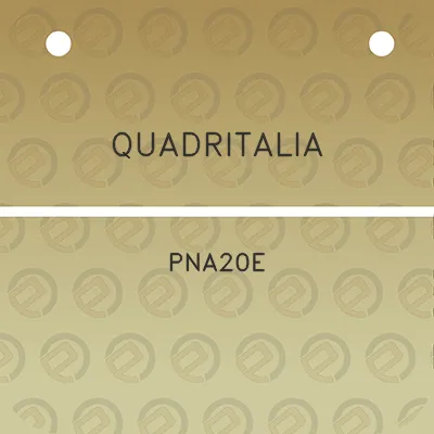 quadritalia-pna20e