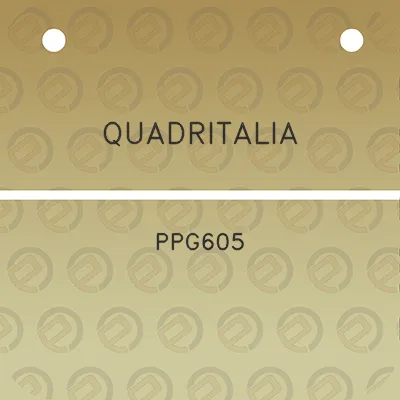 quadritalia-ppg605