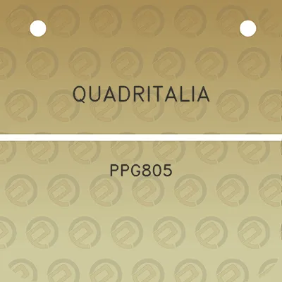 quadritalia-ppg805