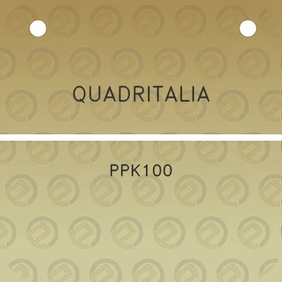 quadritalia-ppk100