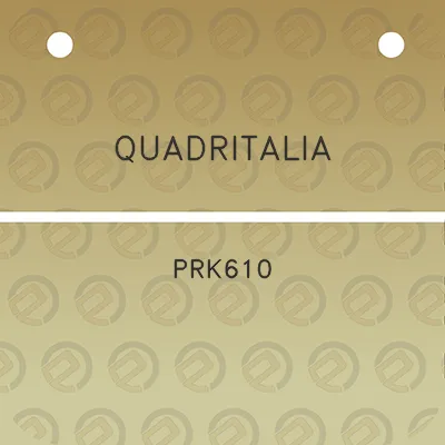 quadritalia-prk610