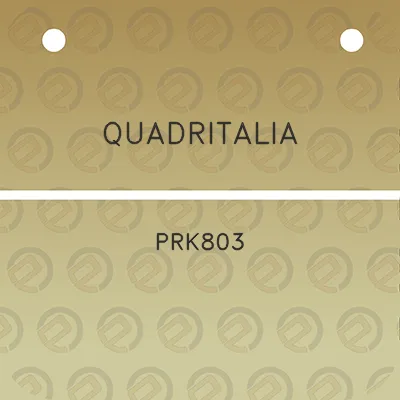 quadritalia-prk803