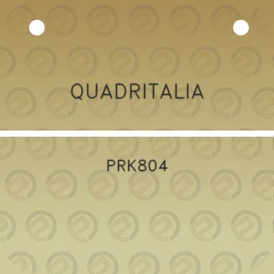 quadritalia-prk804