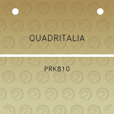 quadritalia-prk810