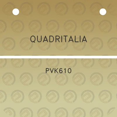 quadritalia-pvk610