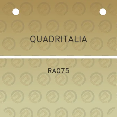 quadritalia-ra075