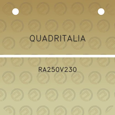 quadritalia-ra250v230