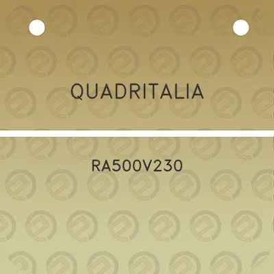 quadritalia-ra500v230