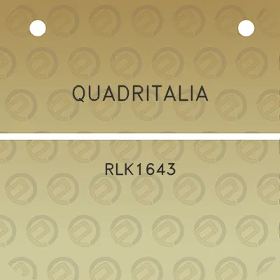 quadritalia-rlk1643