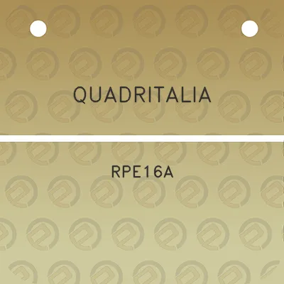 quadritalia-rpe16a