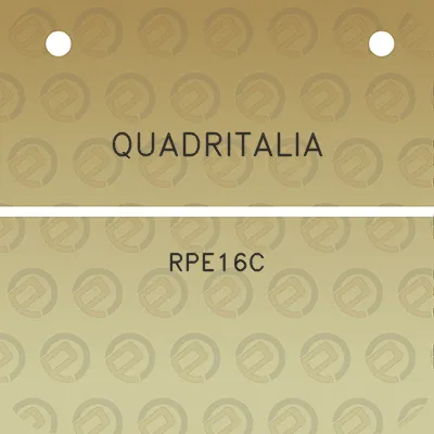 quadritalia-rpe16c