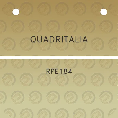 quadritalia-rpe184