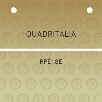 quadritalia-rpe18e