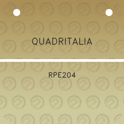 quadritalia-rpe204