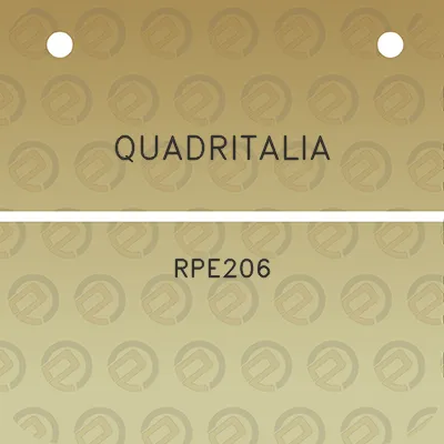 quadritalia-rpe206