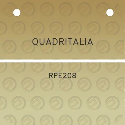 quadritalia-rpe208