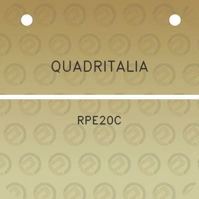 quadritalia-rpe20c