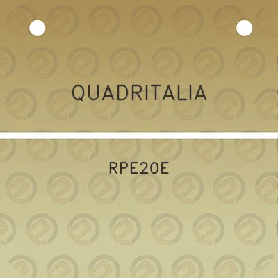 quadritalia-rpe20e